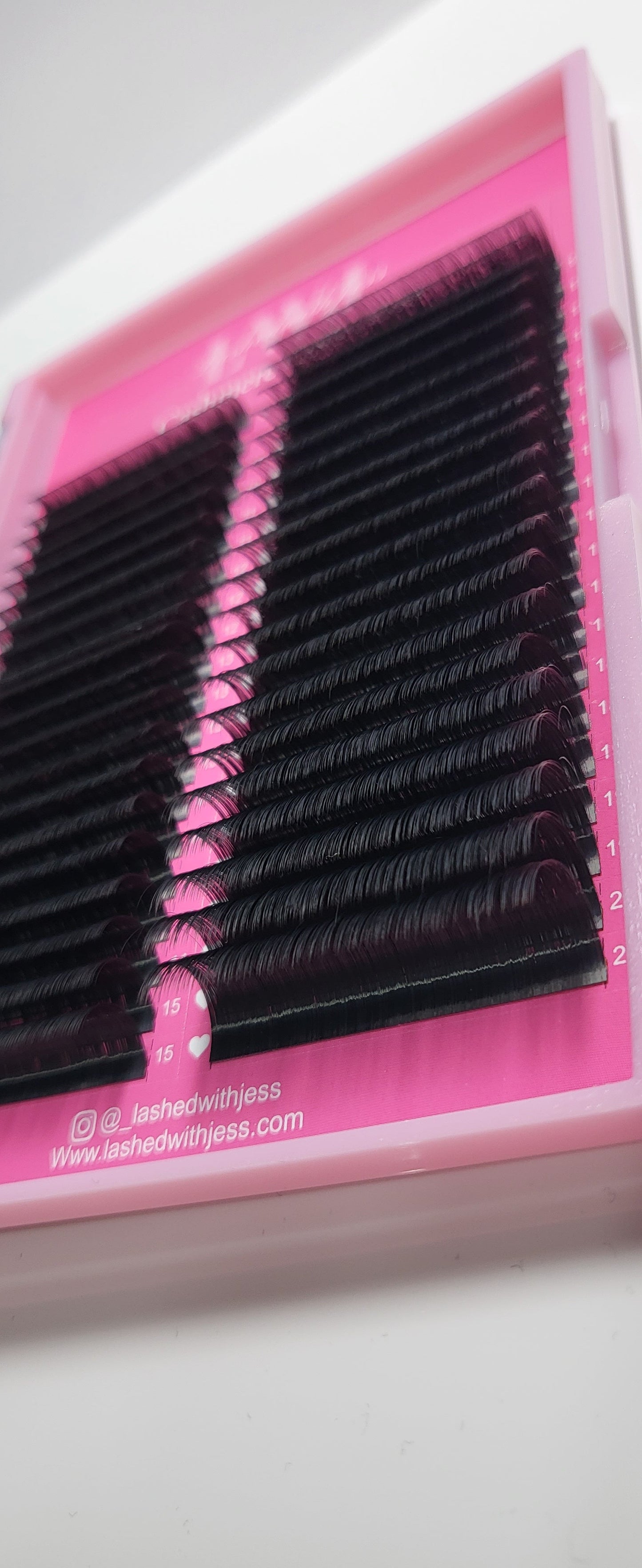 40 Row C Curl Lash Tray