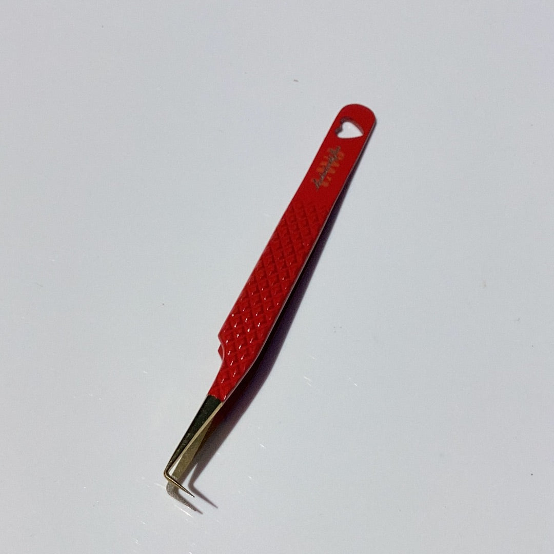 Red 90 Degree Tweezer