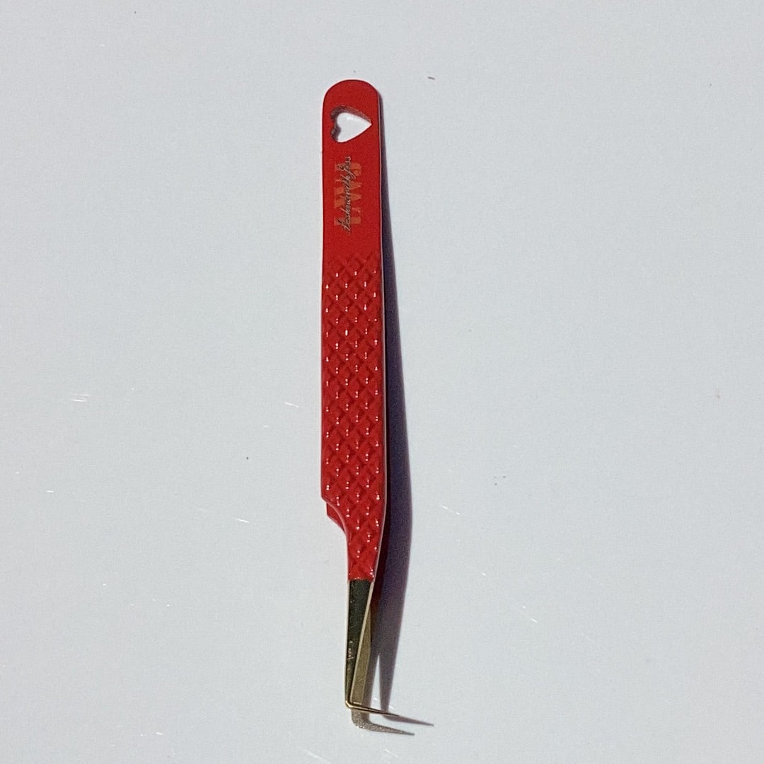 Red 90 Degree Tweezer