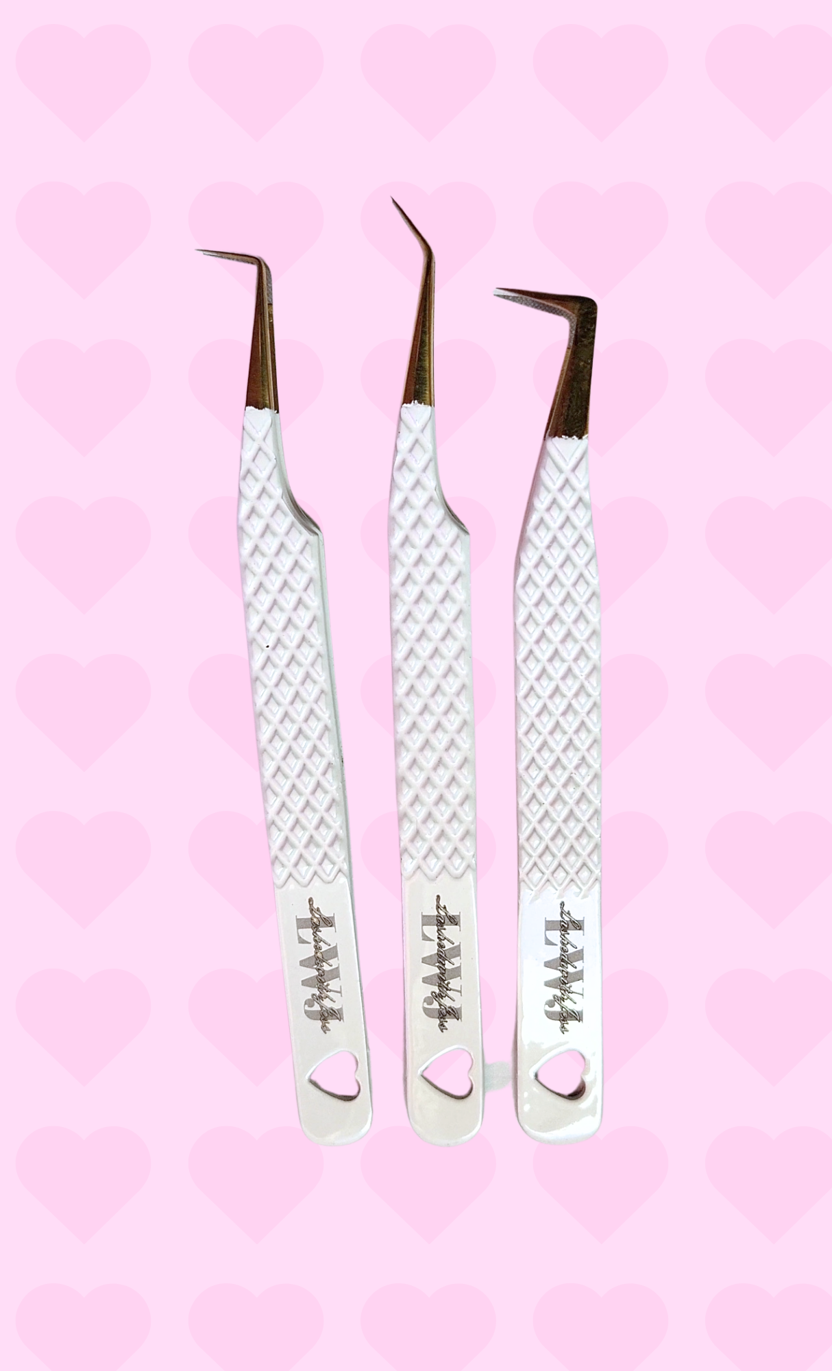 White Tweezers (w/ charm insert)