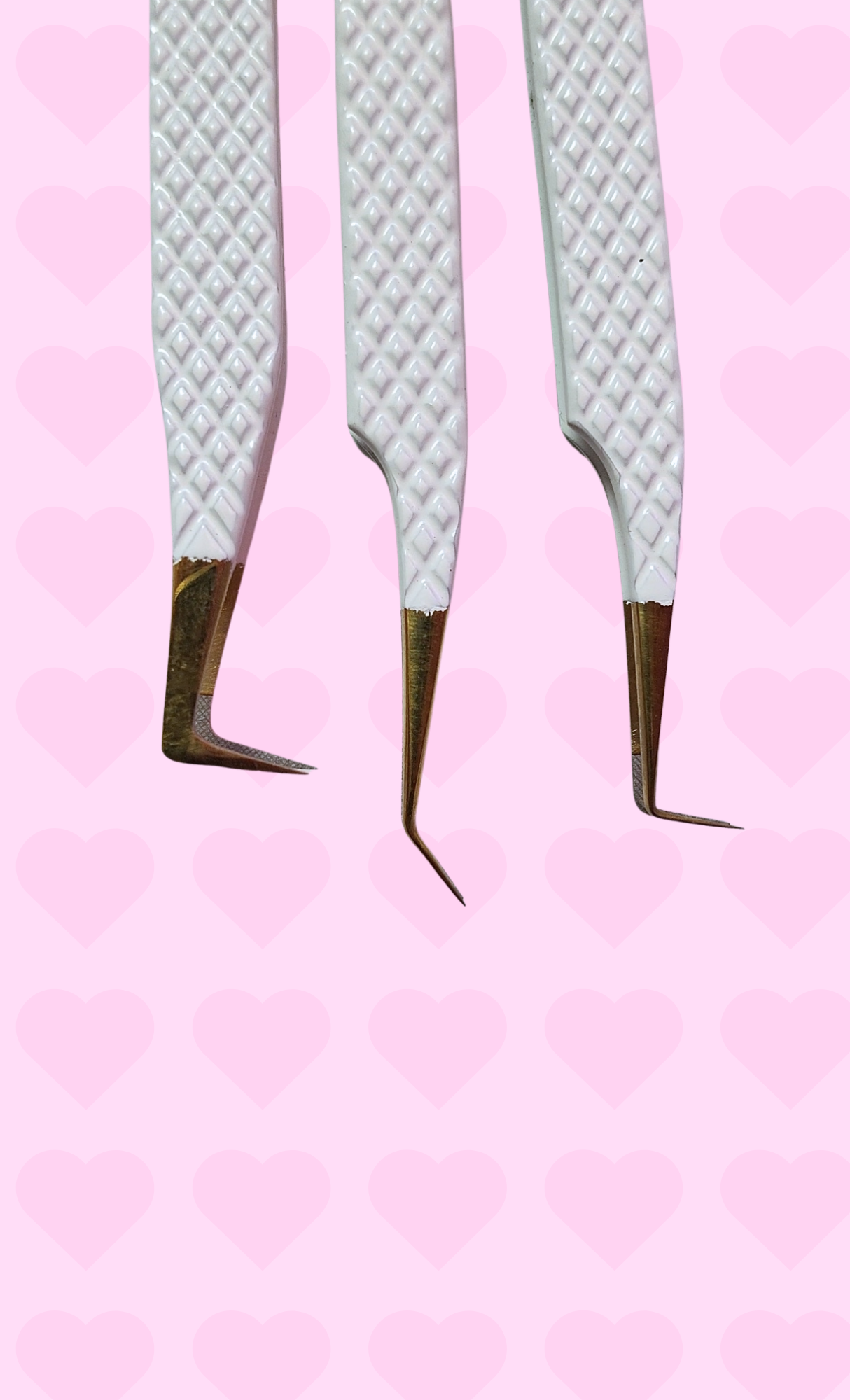 White Tweezers (w/ charm insert)