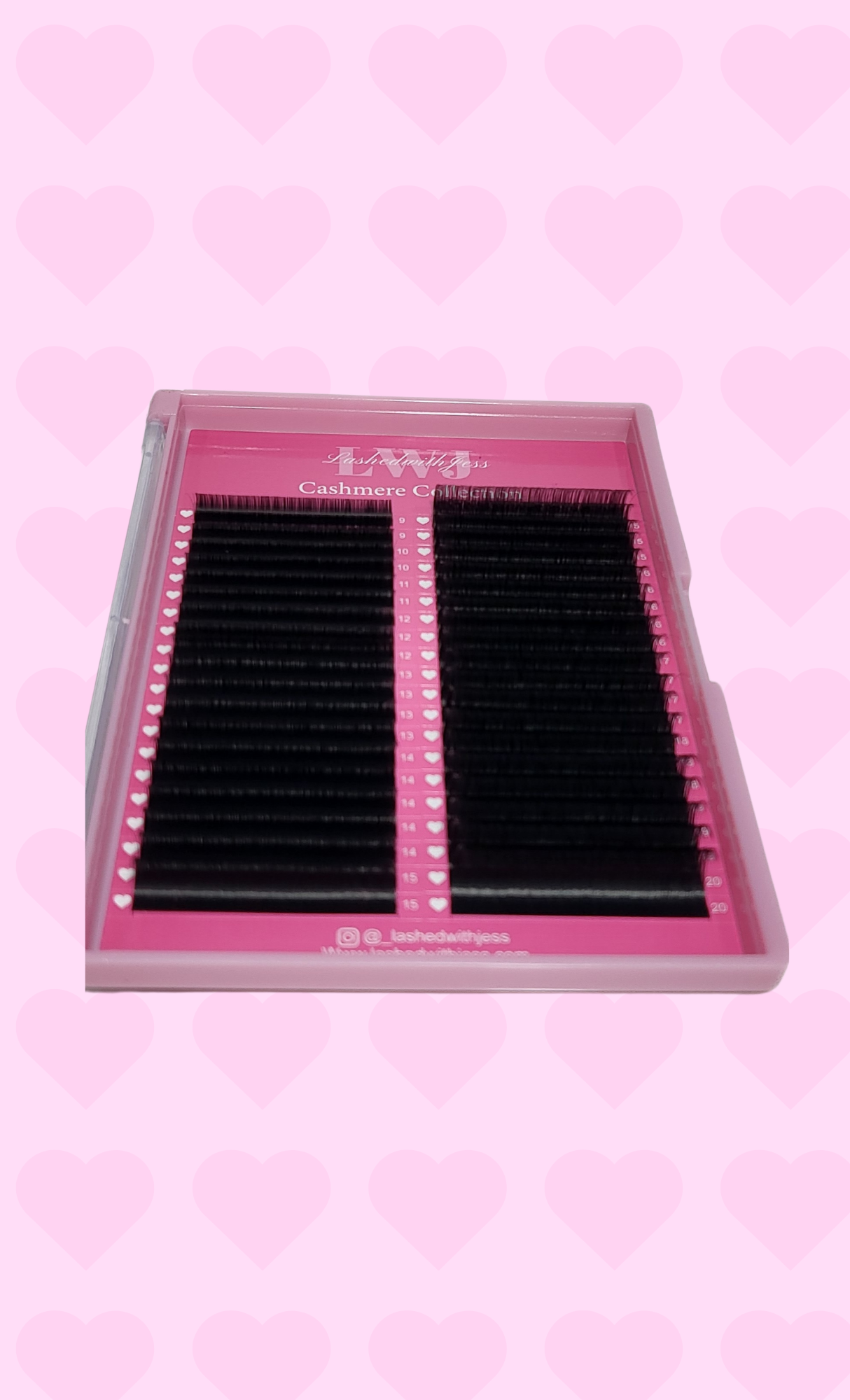 40 Row C Curl Lash Tray