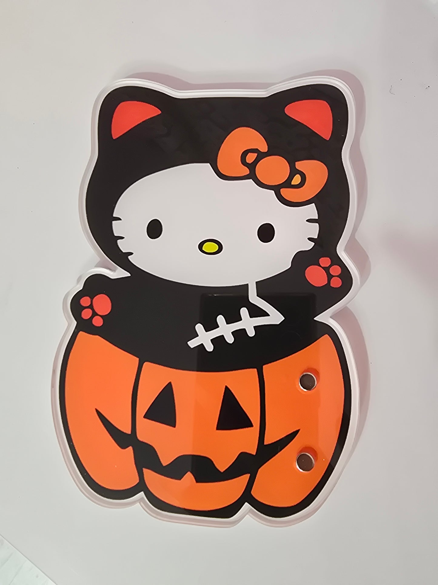 Pumpkin Kitty Lash Tile